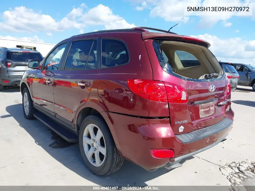 5NMSH13E09H270972 2009 Hyundai Santa Fe Limited