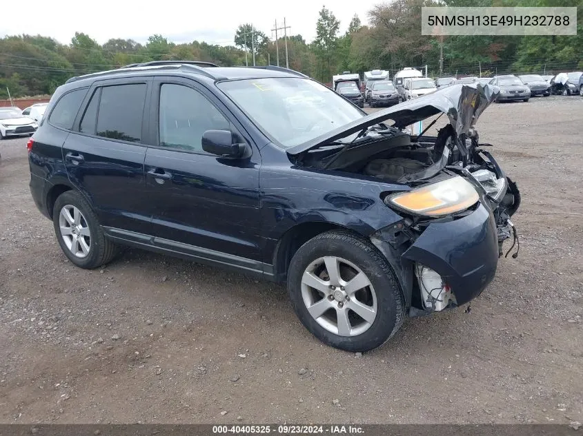 2009 Hyundai Santa Fe Se VIN: 5NMSH13E49H232788 Lot: 40405325