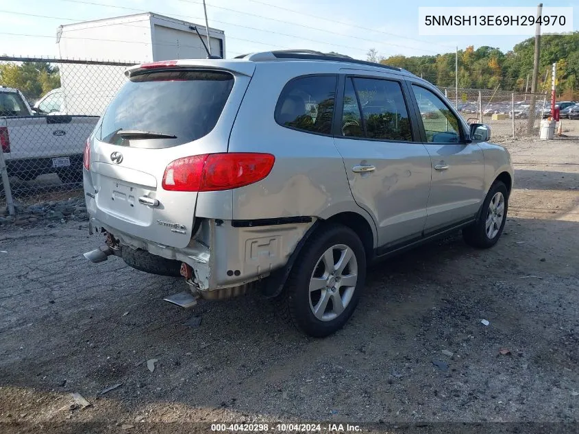 5NMSH13E69H294970 2009 Hyundai Santa Fe Limited