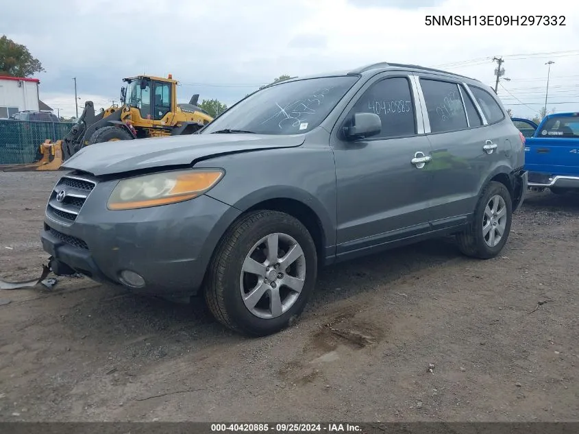 5NMSH13E09H297332 2009 Hyundai Santa Fe Limited