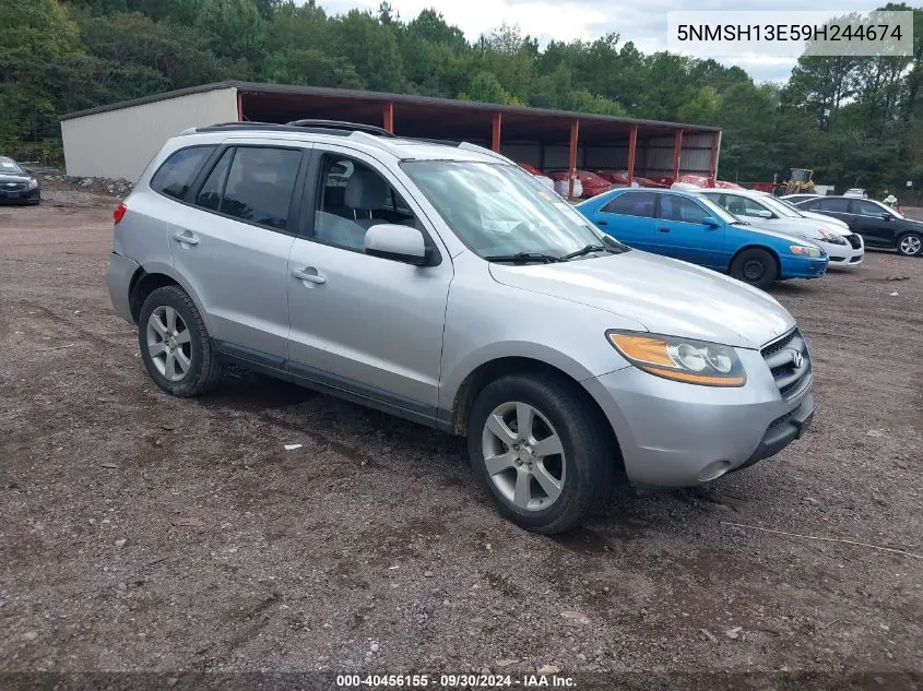 5NMSH13E59H244674 2009 Hyundai Santa Fe Se