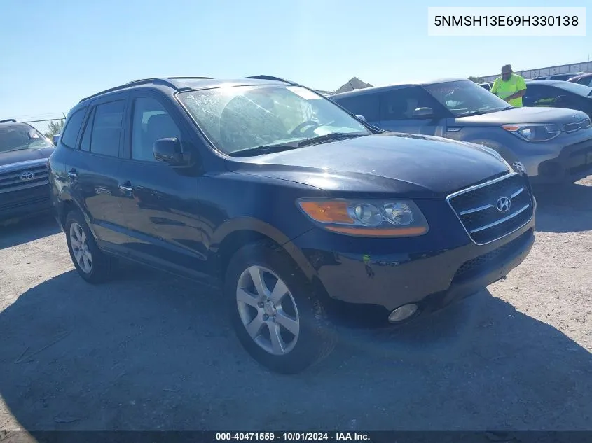 5NMSH13E69H330138 2009 Hyundai Santa Fe Se/Limited