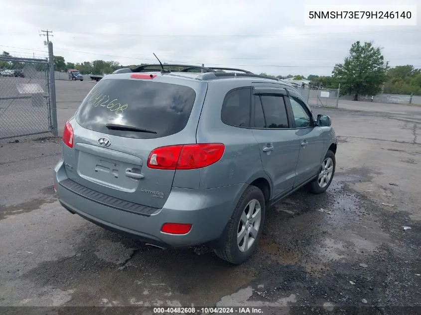 5NMSH73E79H246140 2009 Hyundai Santa Fe Se