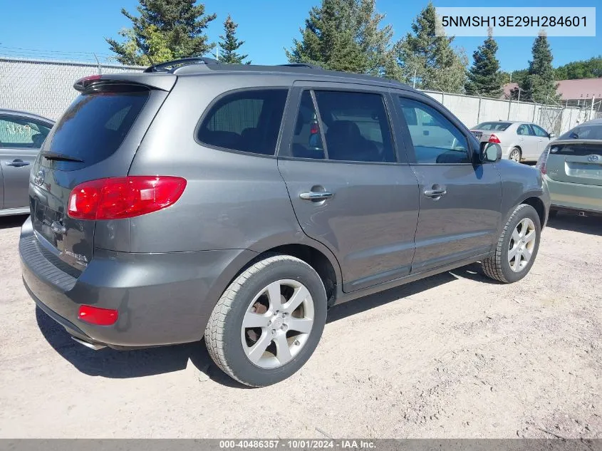 2009 Hyundai Santa Fe Limited VIN: 5NMSH13E29H284601 Lot: 40486357