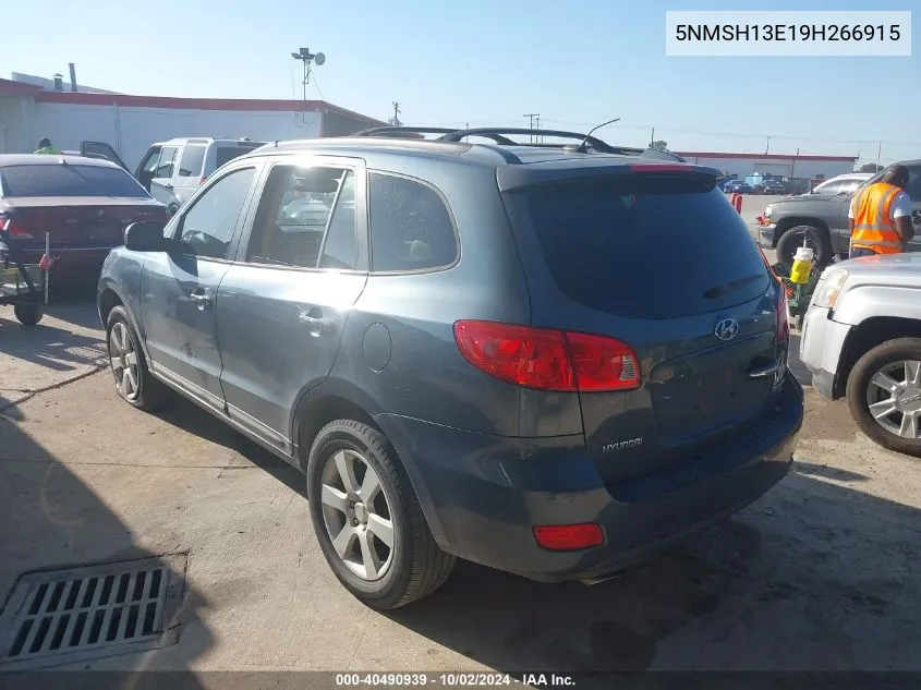 5NMSH13E19H266915 2009 Hyundai Santa Fe Limited