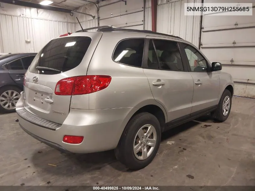 2009 Hyundai Santa Fe Gls VIN: 5NMSG13D79H255685 Lot: 40499825