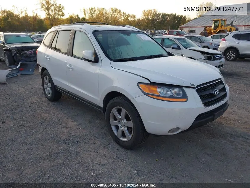 2009 Hyundai Santa Fe Se VIN: 5NMSH13E79H247771 Lot: 40565485