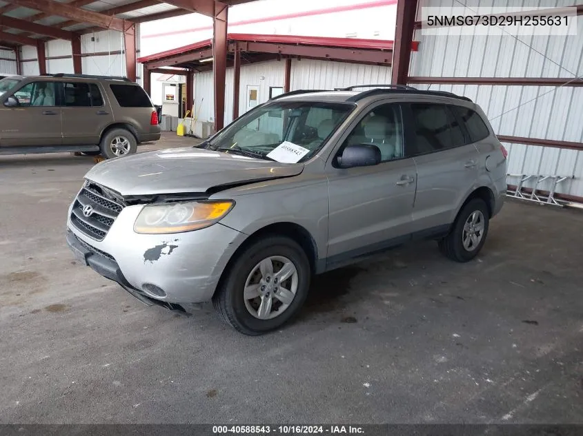 5NMSG73D29H255631 2009 Hyundai Santa Fe Gls