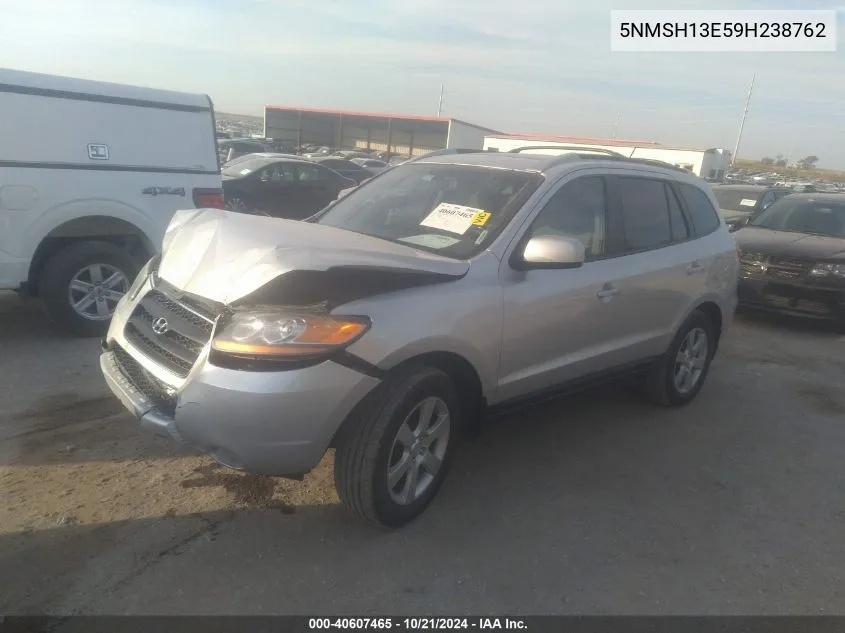 5NMSH13E59H238762 2009 Hyundai Santa Fe Se