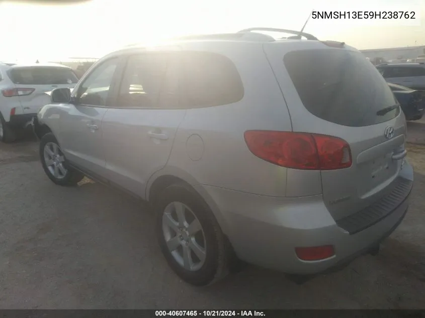 5NMSH13E59H238762 2009 Hyundai Santa Fe Se