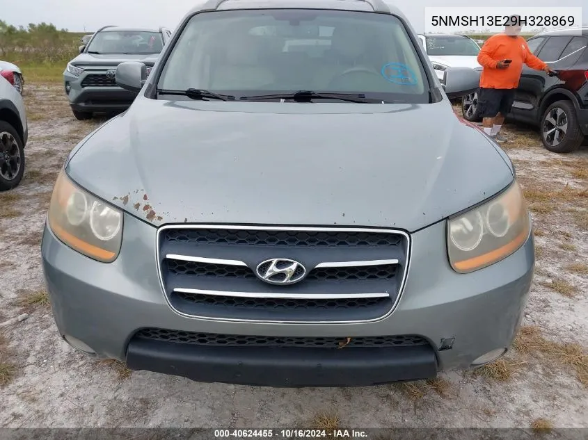 2009 Hyundai Santa Fe Se/Limited VIN: 5NMSH13E29H328869 Lot: 40624455