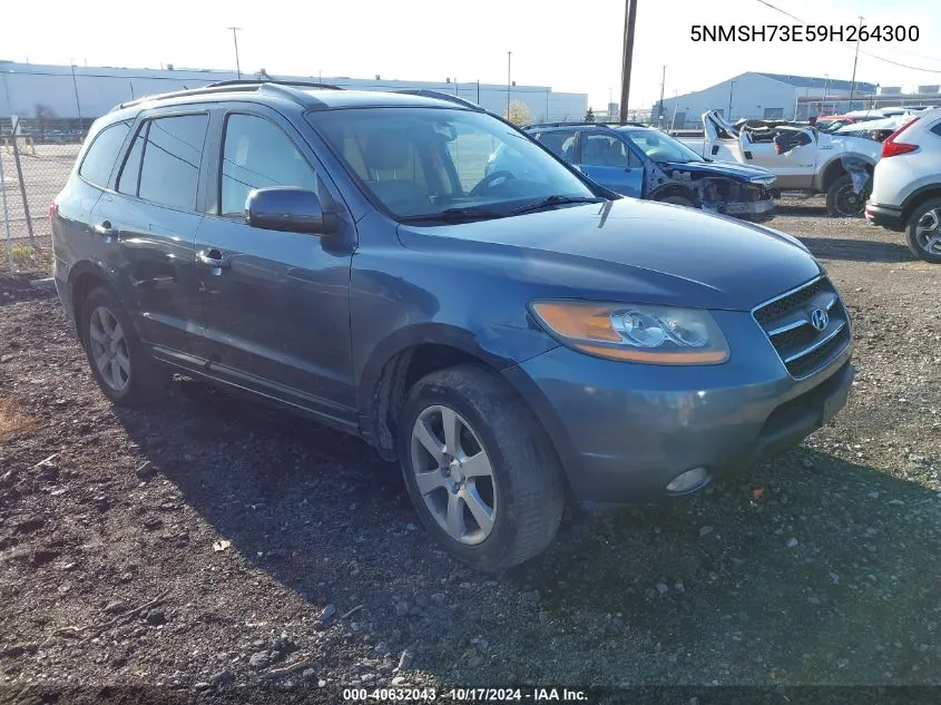 2009 Hyundai Santa Fe Limited VIN: 5NMSH73E59H264300 Lot: 40632043