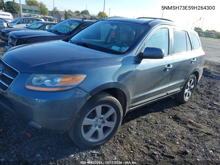 2009 Hyundai Santa Fe Limited VIN: 5NMSH73E59H264300 Lot: 40632043