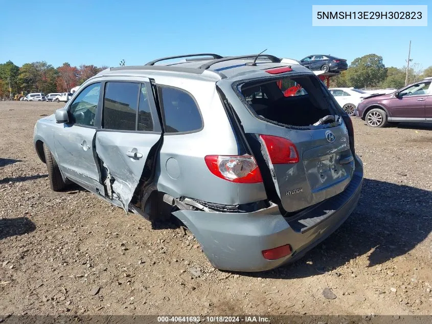 2009 Hyundai Santa Fe Se VIN: 5NMSH13E29H302823 Lot: 40641693