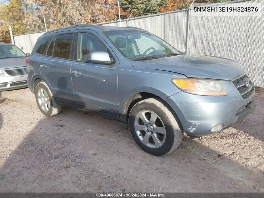 2009 Hyundai Santa Fe Se/Limited VIN: 5NMSH13E19H324876 Lot: 40655874