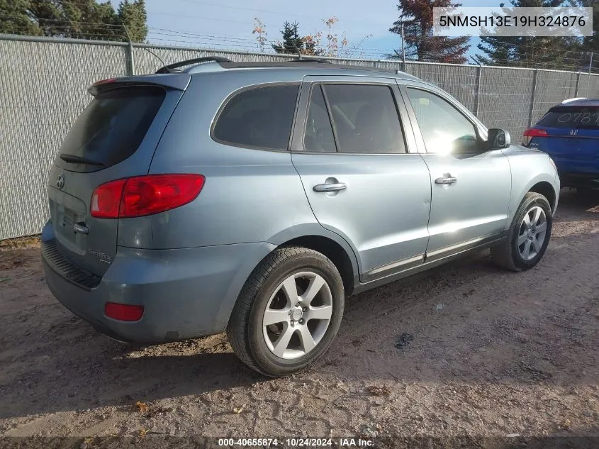 2009 Hyundai Santa Fe Se/Limited VIN: 5NMSH13E19H324876 Lot: 40655874