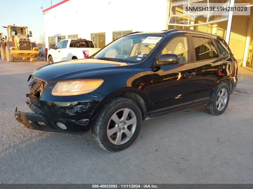 2009 Hyundai Santa Fe Se VIN: 5NMSH13E59H281028 Lot: 40832092