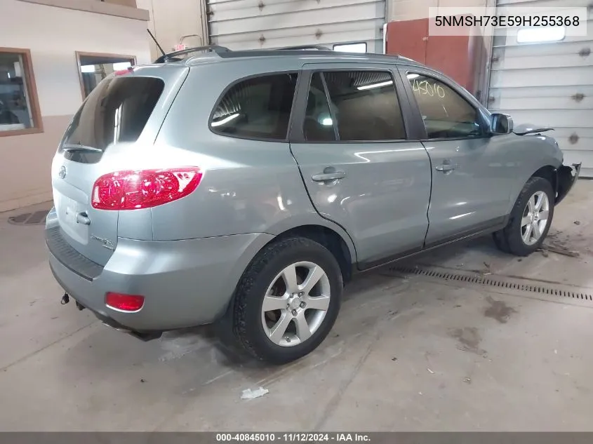 2009 Hyundai Santa Fe Se VIN: 5NMSH73E59H255368 Lot: 40845010