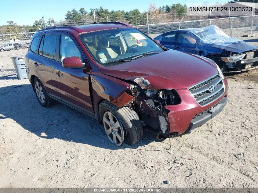 2009 Hyundai Santa Fe Se VIN: 5NMSH73E29H303523 Lot: 40906064