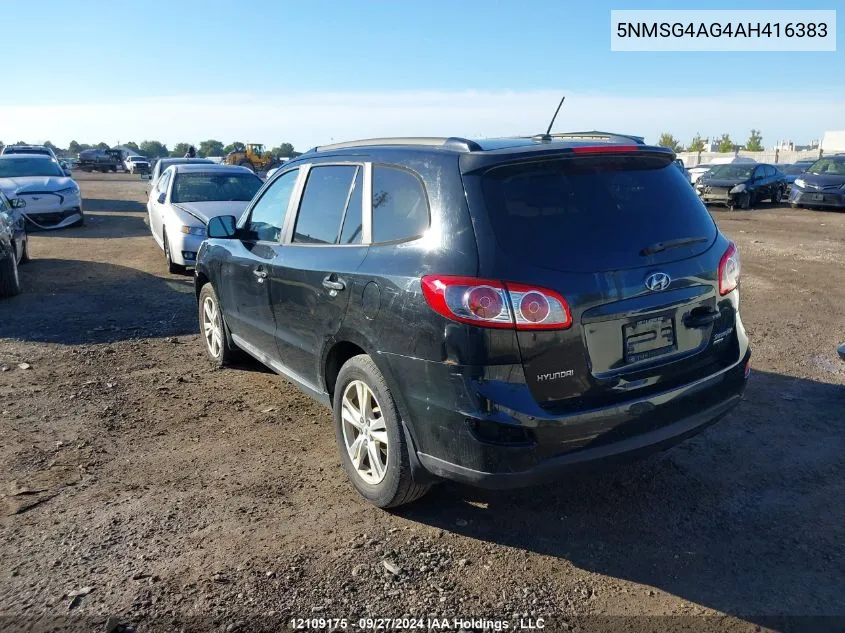 5NMSG4AG4AH416383 2010 Hyundai Santa Fe Sport