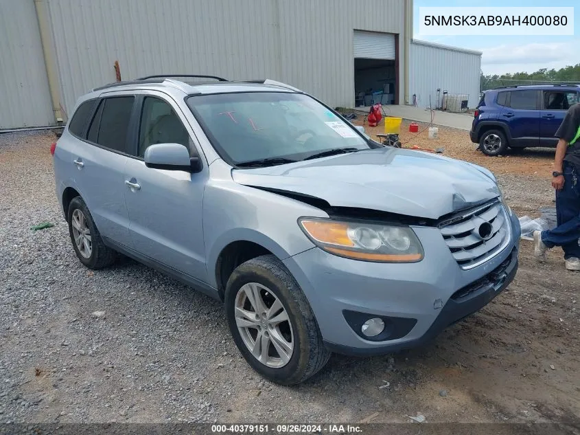 5NMSK3AB9AH400080 2010 Hyundai Santa Fe Limited