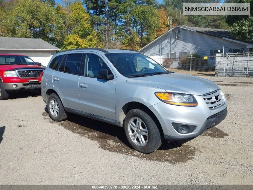 2010 Hyundai Santa Fe Gls VIN: 5NMSGDAB6AH368664 Lot: 40393778