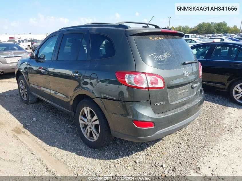 2010 Hyundai Santa Fe Limited V6 VIN: 5NMSK4AG1AH341656 Lot: 40612071