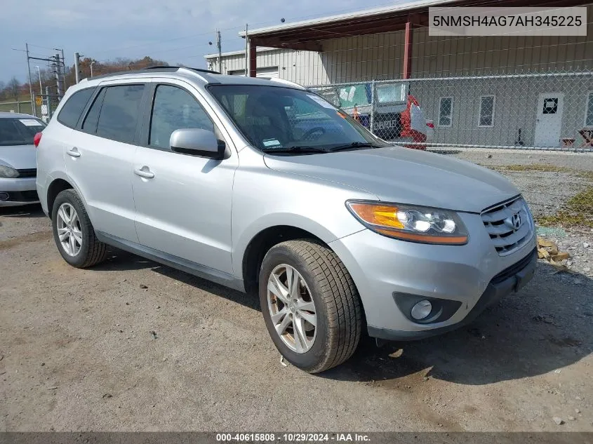 2010 Hyundai Santa Fe Se VIN: 5NMSH4AG7AH345225 Lot: 40615808