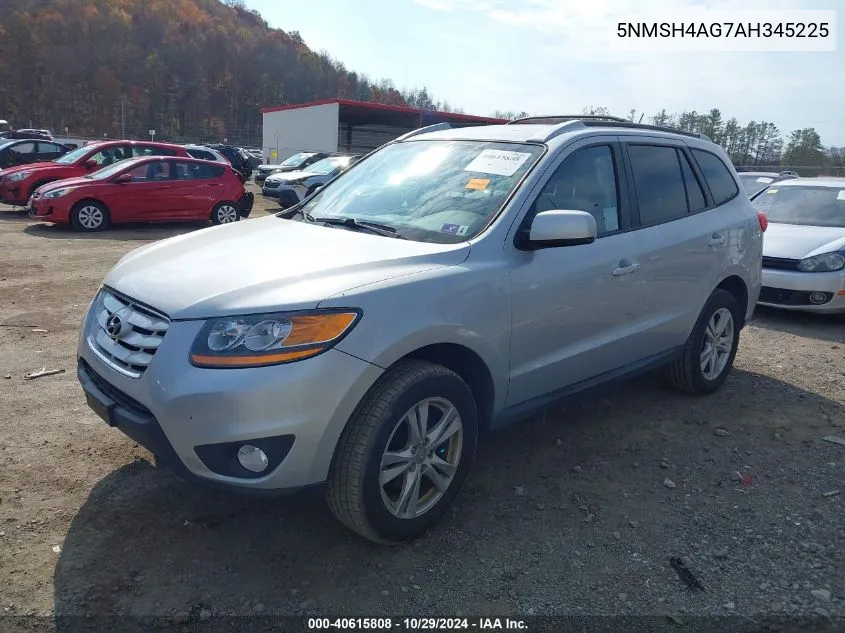 2010 Hyundai Santa Fe Se VIN: 5NMSH4AG7AH345225 Lot: 40615808