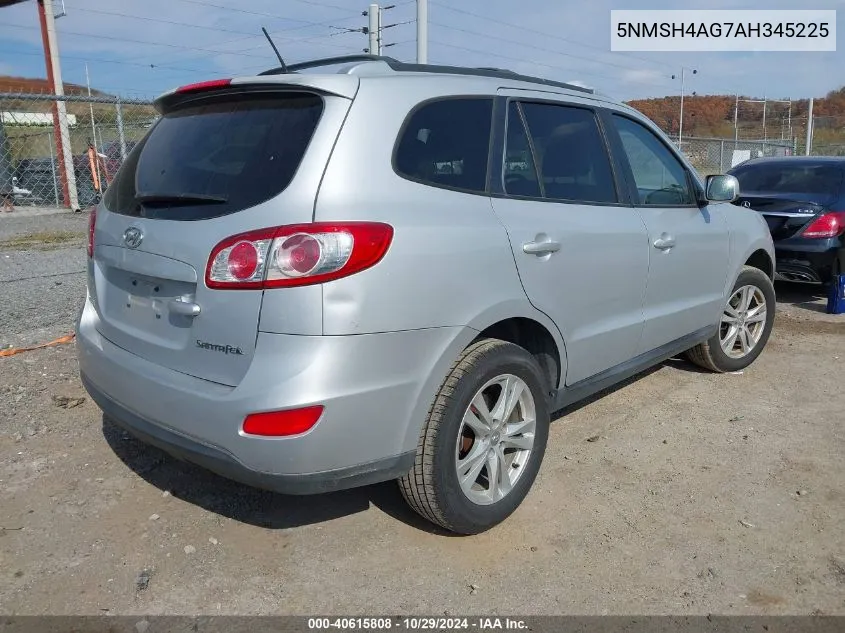 2010 Hyundai Santa Fe Se VIN: 5NMSH4AG7AH345225 Lot: 40615808