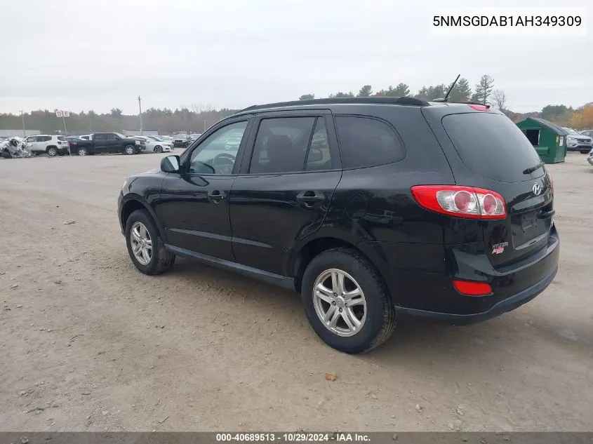 2010 Hyundai Santa Fe Gls VIN: 5NMSGDAB1AH349309 Lot: 40689513