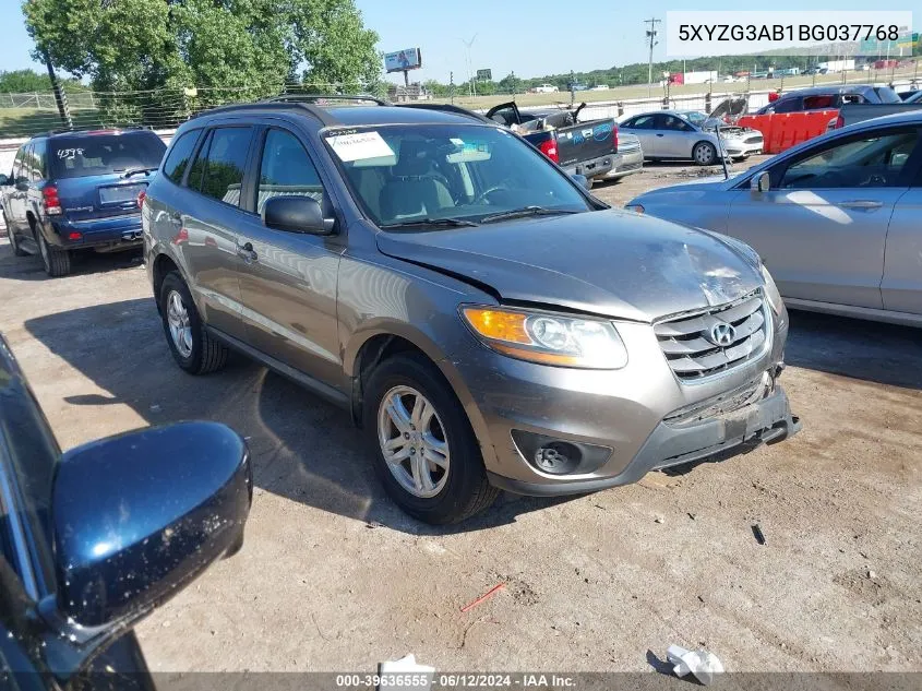 5XYZG3AB1BG037768 2011 Hyundai Santa Fe Gls