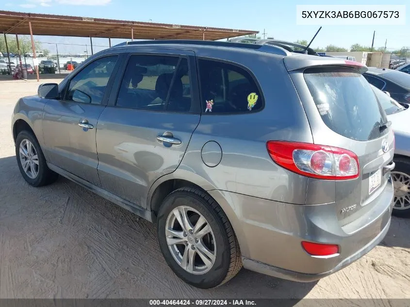 5XYZK3AB6BG067573 2011 Hyundai Santa Fe Limited