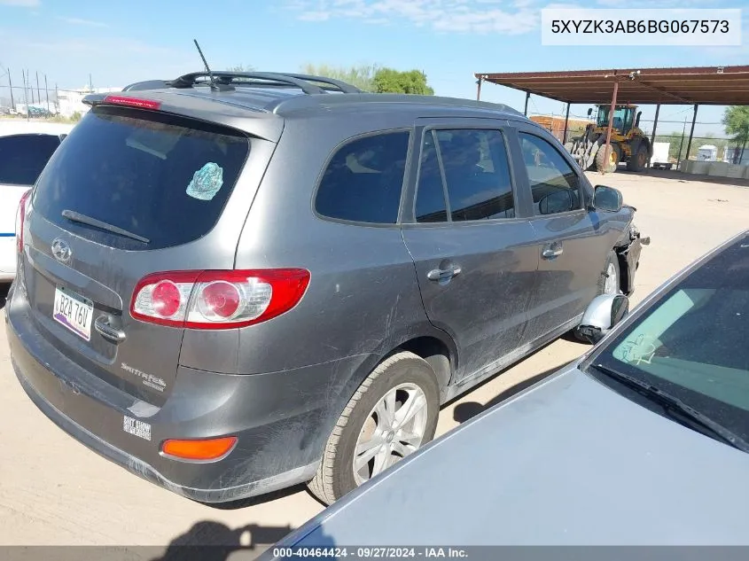 5XYZK3AB6BG067573 2011 Hyundai Santa Fe Limited