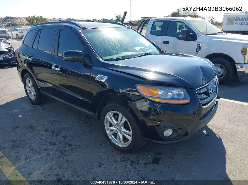 2011 Hyundai Santa Fe Se VIN: 5XYZH4AG9BG066062 Lot: 40491870