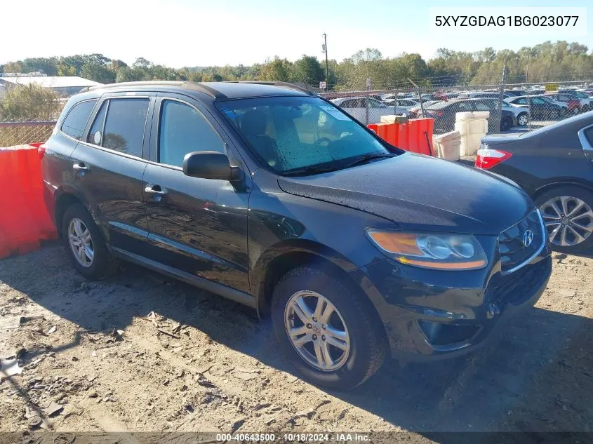 2011 Hyundai Santa Fe Gls V6 VIN: 5XYZGDAG1BG023077 Lot: 40643500