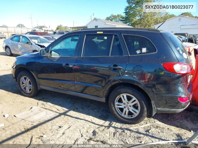 2011 Hyundai Santa Fe Gls V6 VIN: 5XYZGDAG1BG023077 Lot: 40643500