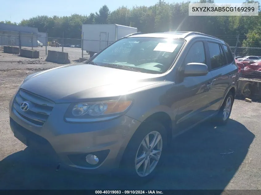 2012 Hyundai Santa Fe Limited VIN: 5XYZK3AB5CG169299 Lot: 40319083