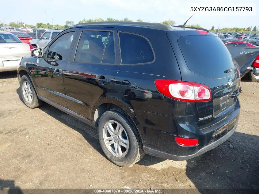 5XYZG3AB6CG157793 2012 Hyundai Santa Fe Gls