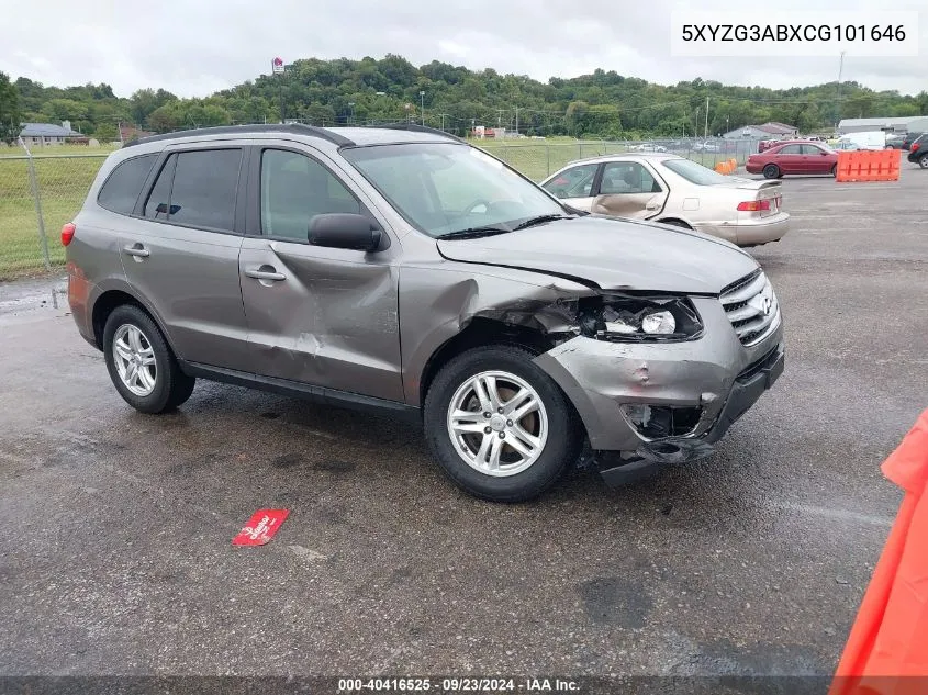 5XYZG3ABXCG101646 2012 Hyundai Santa Fe Gls