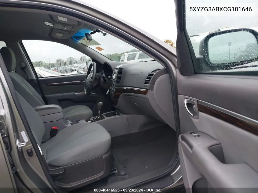 5XYZG3ABXCG101646 2012 Hyundai Santa Fe Gls