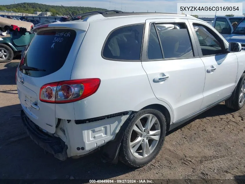 5XYZK4AG6CG169054 2012 Hyundai Santa Fe Limited V6