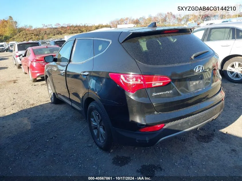 2012 Hyundai Santa Fe Gls VIN: 5XYZGDAB4CG144210 Lot: 40567861