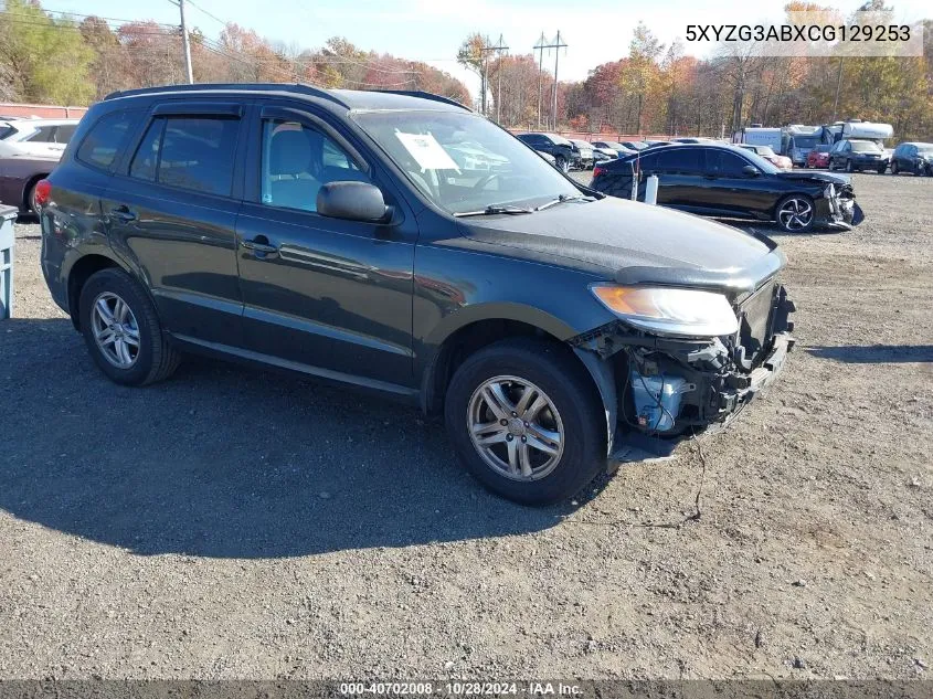 2012 Hyundai Santa Fe Gls VIN: 5XYZG3ABXCG129253 Lot: 40702008