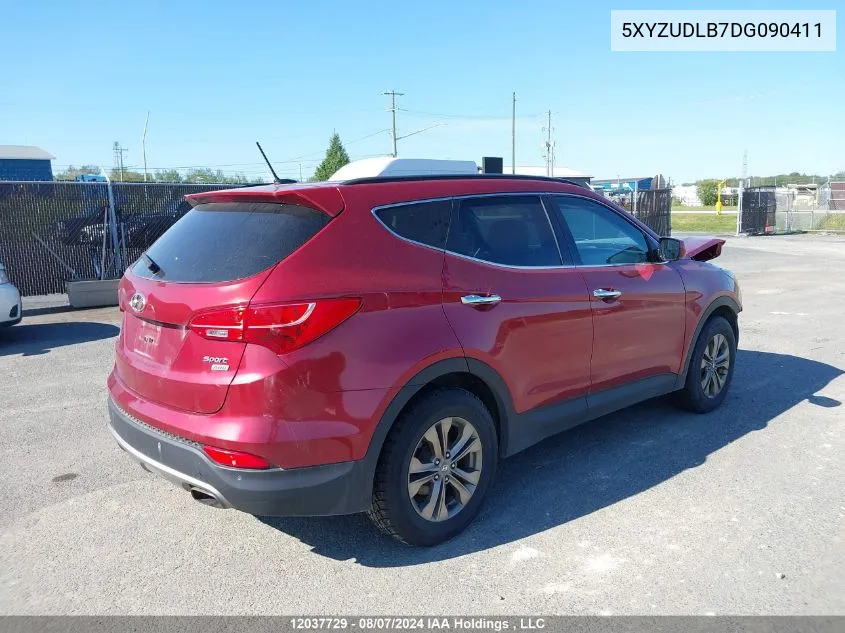 5XYZUDLB7DG090411 2013 Hyundai Santa Fe