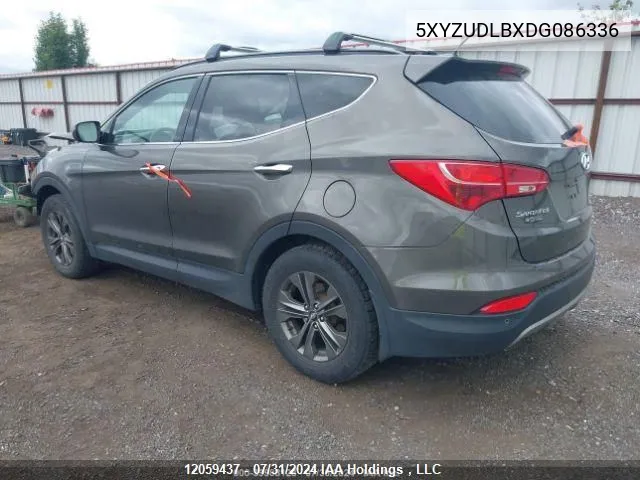 2013 Hyundai Santa Fe Sport VIN: 5XYZUDLBXDG086336 Lot: 12059437