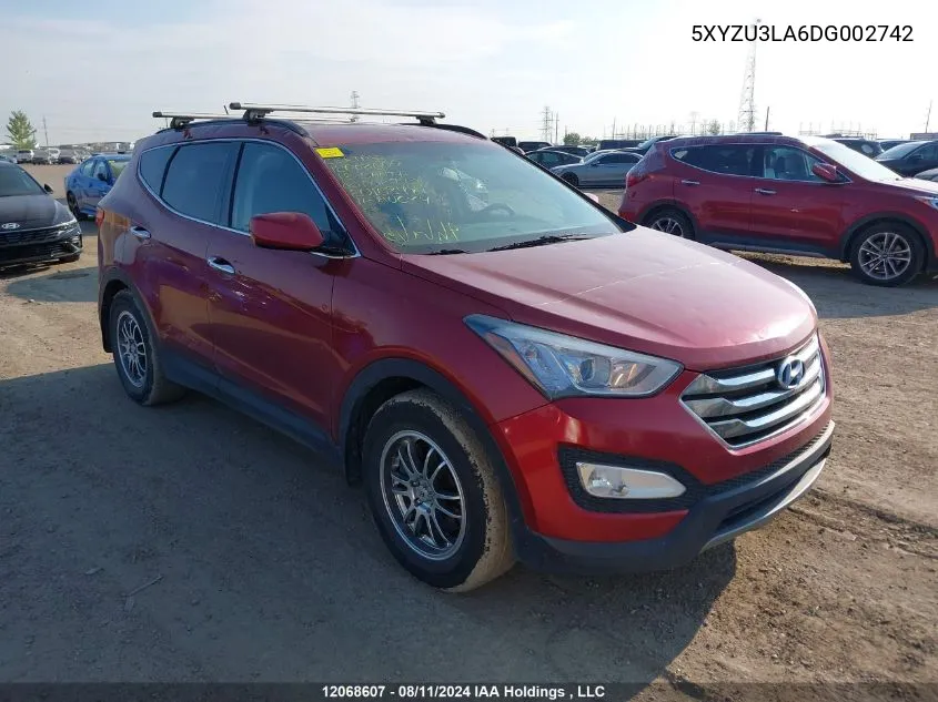 5XYZU3LA6DG002742 2013 Hyundai Santa Fe Sport