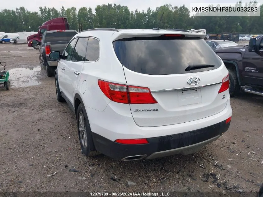 2013 Hyundai Santa Fe Xl Premium VIN: KM8SNDHF8DU033283 Lot: 12079799