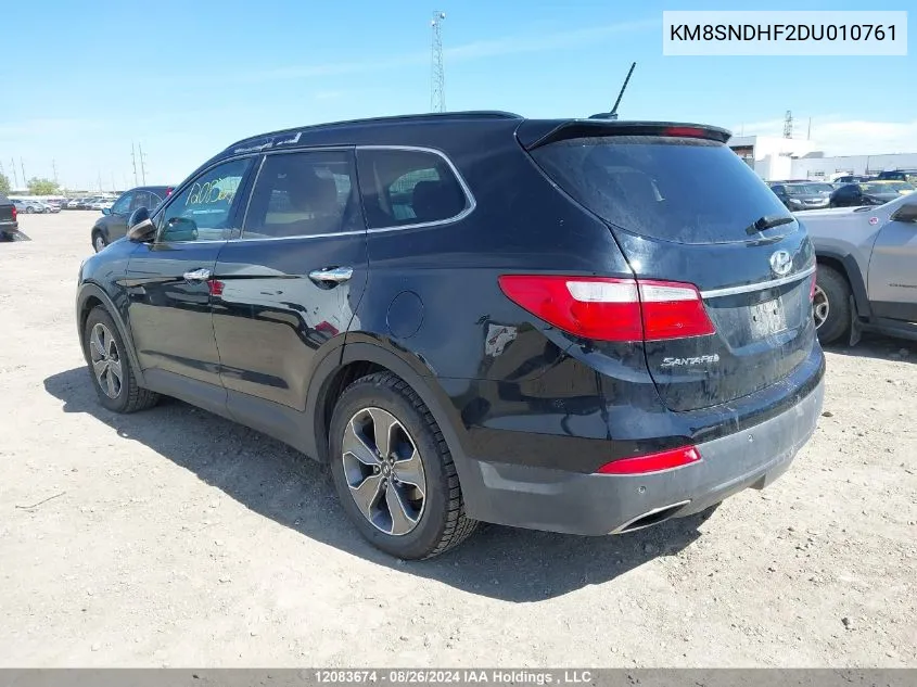 KM8SNDHF2DU010761 2013 Hyundai Santa Fe Gls