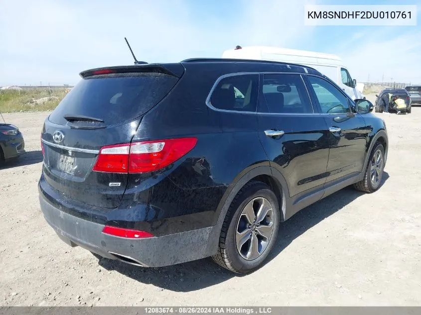 KM8SNDHF2DU010761 2013 Hyundai Santa Fe Gls